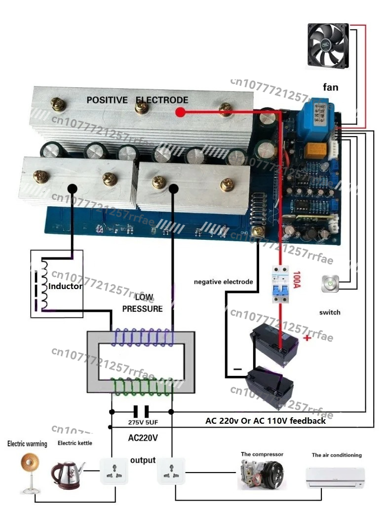 12v 24v 36v 48V 60v 72v DC to  - đánh giá và giá Pure Sine Wave Inverter Board 24V 48V