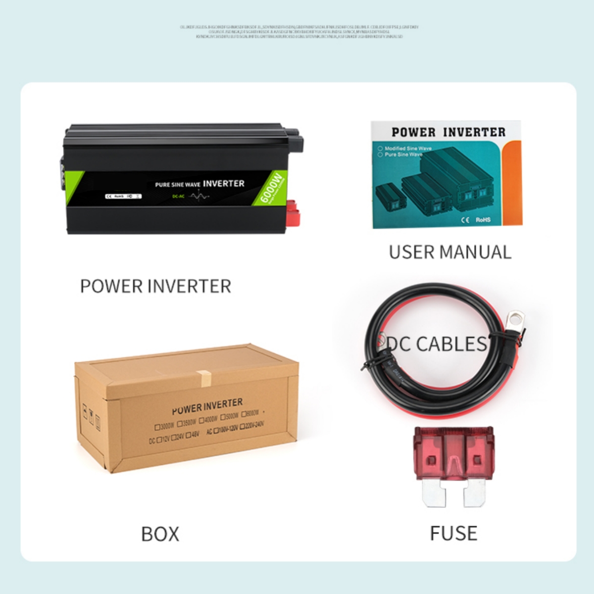Myami 5000w 12v 24v 48v Dc To  - đánh giá và giá Pure Sine Wave Inverter 5000W 48V 220V