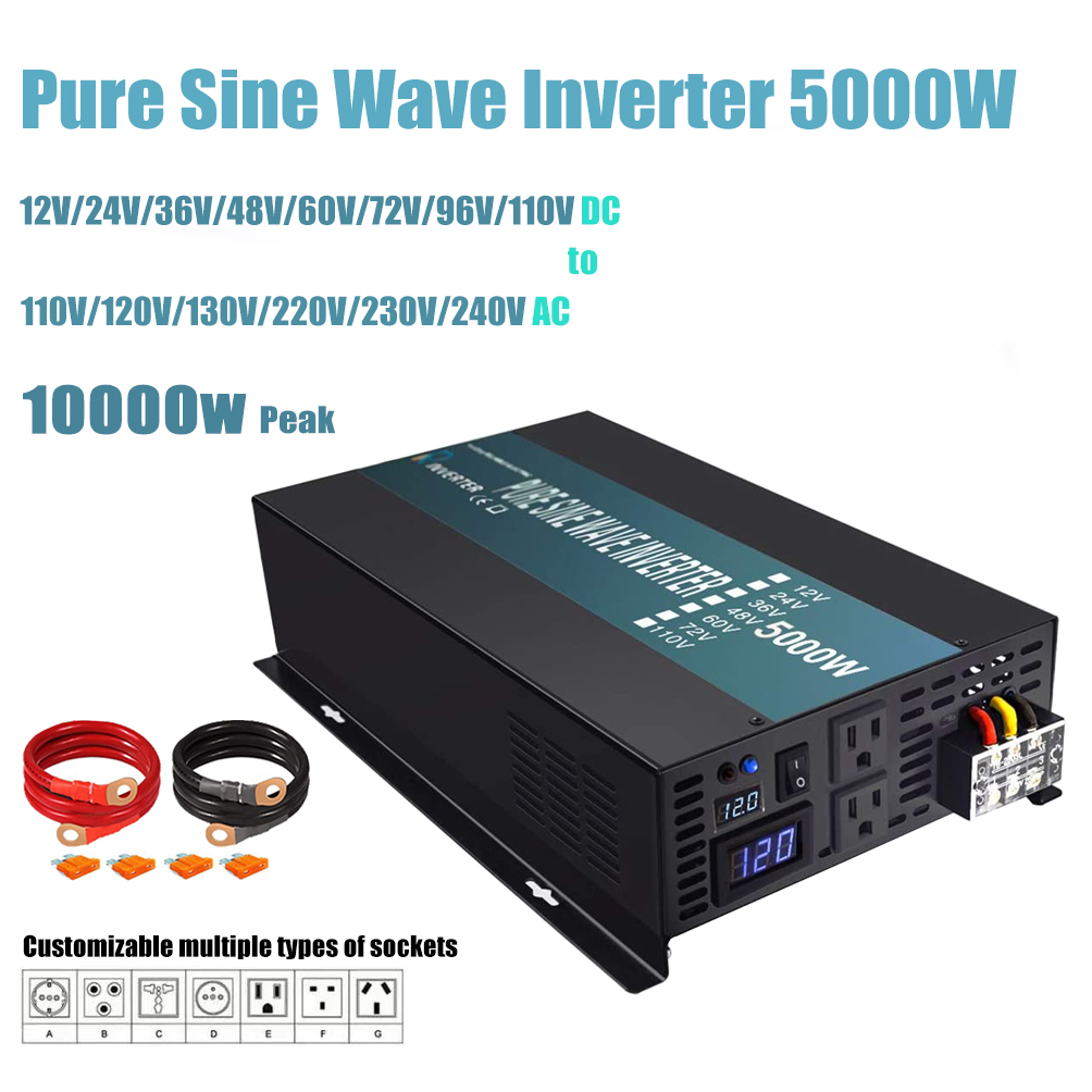 Nguyên Chất Sóng Sin Inverter  - đánh giá và giá Pure Sine Wave Inverter 5000W 48V 220V