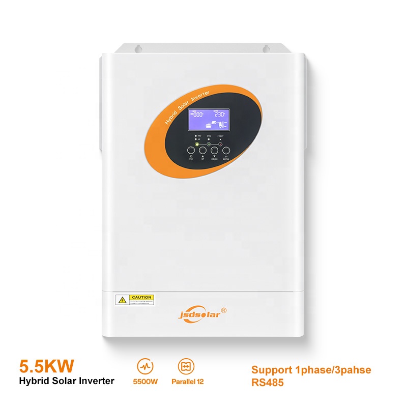 5.5Kw 5Kw Pure Sine Wave Mppt  - đánh giá và giá Hybrid Solar Inverter 5.5Kw Mppt 48V