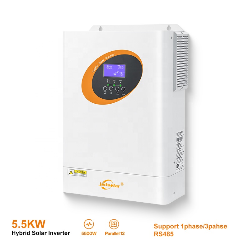 5.5Kw 5Kw Pure Sine Wave Mppt  - đánh giá và giá Hybrid Solar Inverter 5.5Kw Mppt 48V