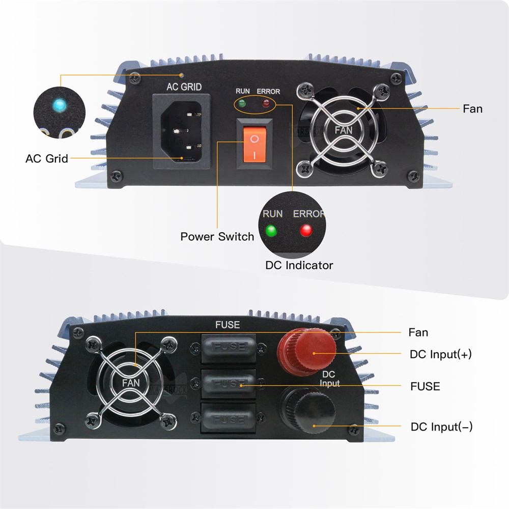 1000-1400W Grid Tie Micro Sola - đánh giá và giá Micro Inverter 1400W Solar Grid Tie