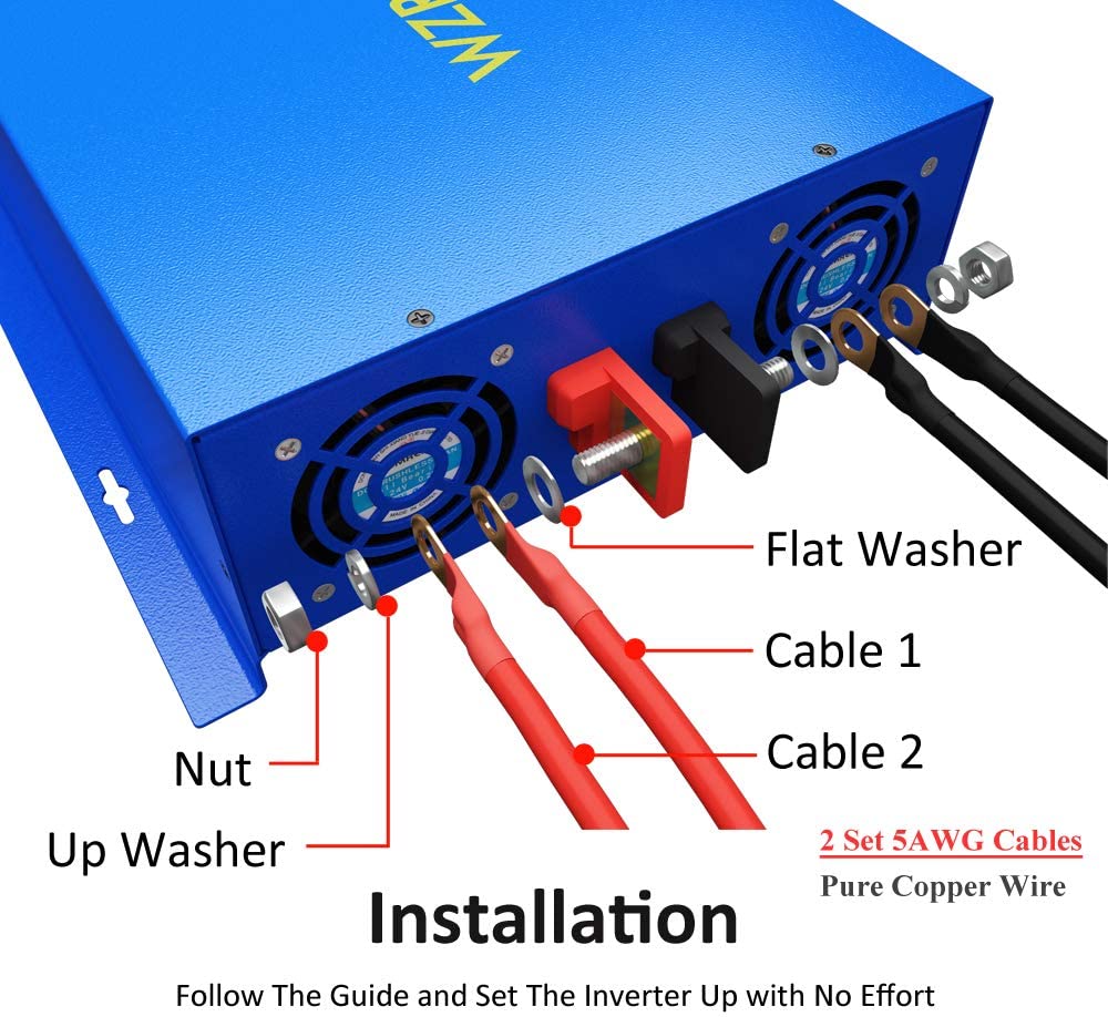 Pure Sine Wave Power Inverter  - đánh giá và giá Inverter Pure Sine Wave 60Hz 120V 3000W