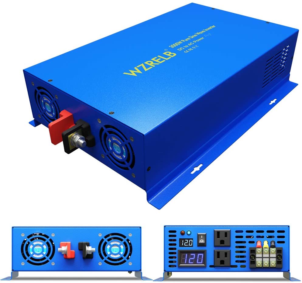 Pure Sine Wave Power Inverter  - đánh giá và giá Inverter Pure Sine Wave 60Hz 120V 3000W